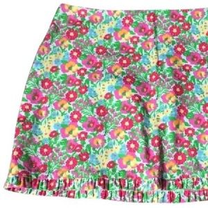 NWOT LILLY PULITZER CALLIE RUFFLED MINI SKIRT